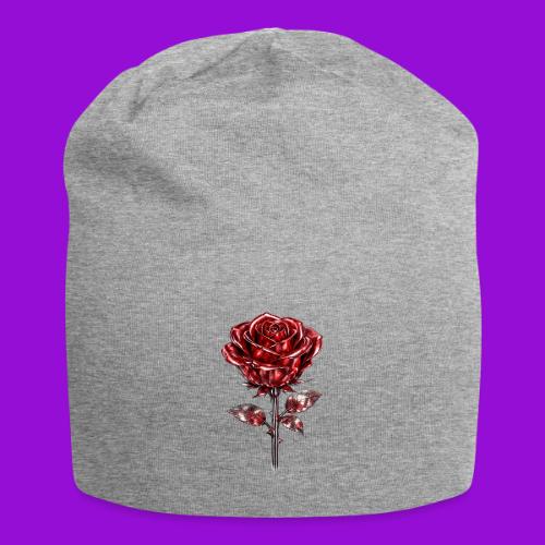 Silver Rose - Jersey Beanie