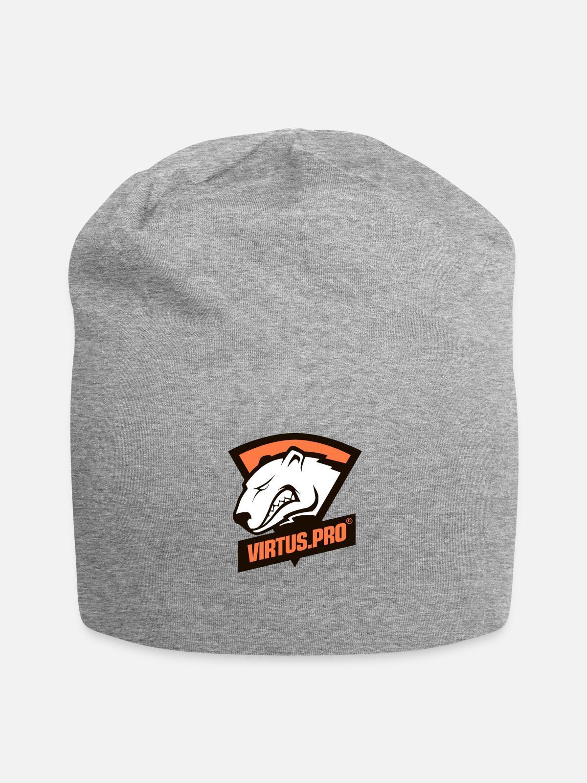 Virtus Pro Logo - Jersey Beanie - heather gray - Front