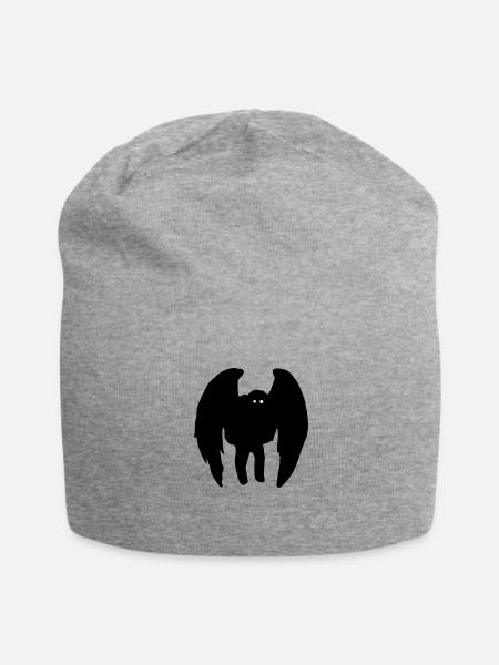 Mothman - Jersey Beanie - heather gray - Front