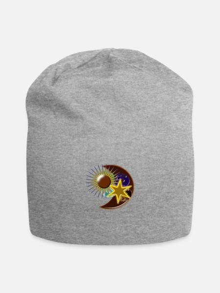 Moonlight - Jersey Beanie - heather gray