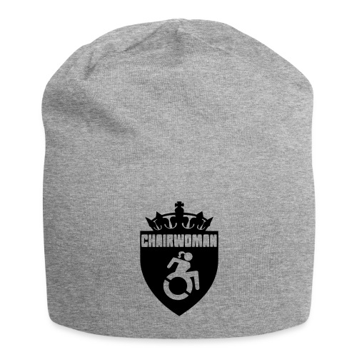 A woman in a wheelchair is Chairwoman - Jersey Beanie