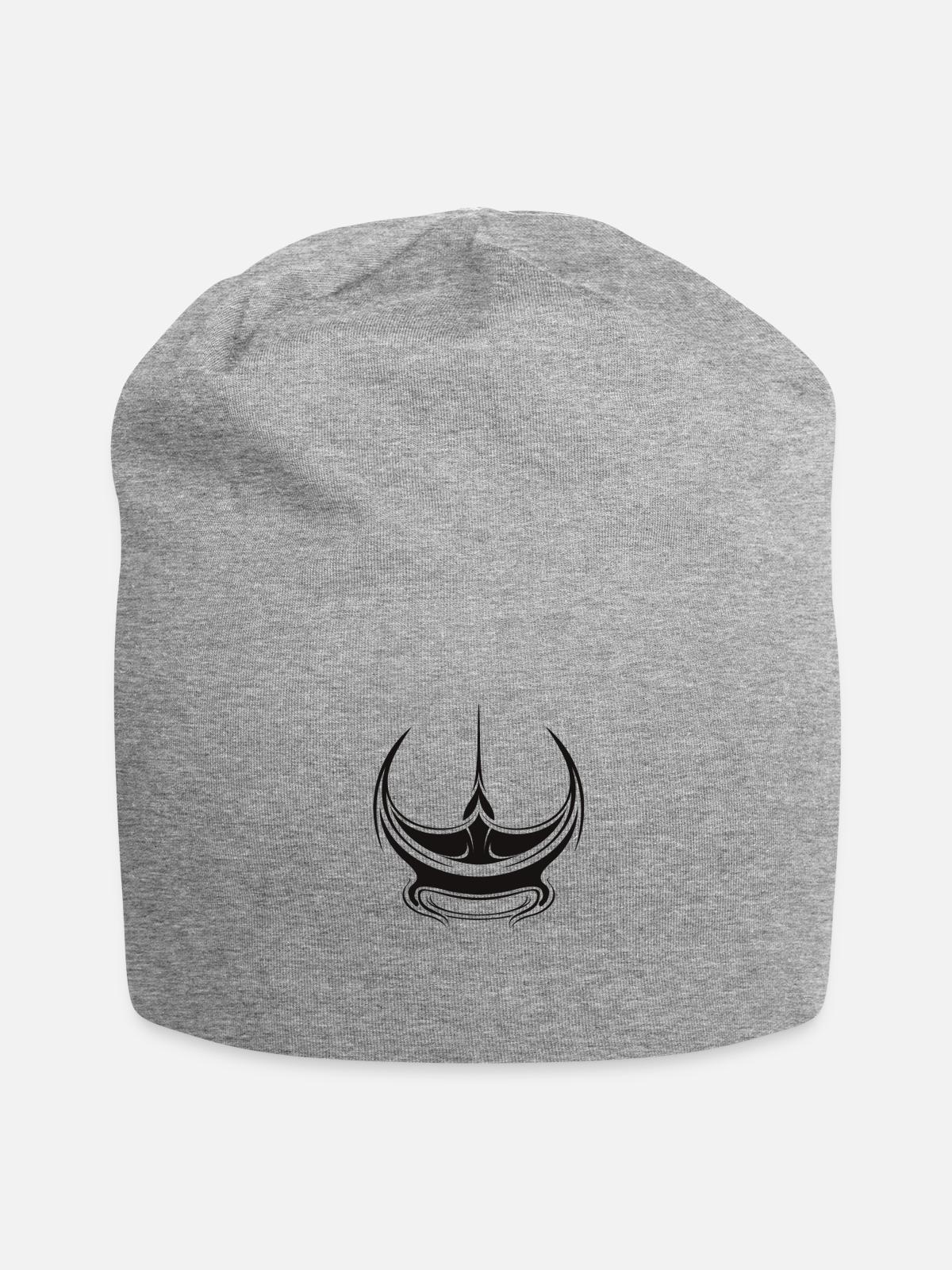 Manta - Jersey Beanie - heather gray - Front
