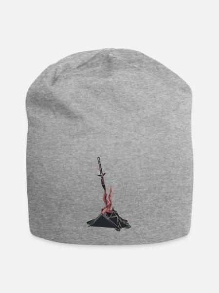 Bonfire - Jersey Beanie - heather gray - Front