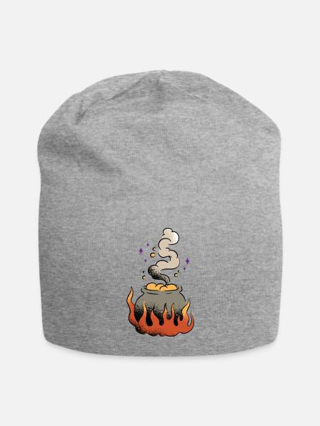 Boiling Cauldron - Jersey Beanie - heather gray