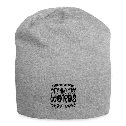 cats and cuss words - Jersey Beanie