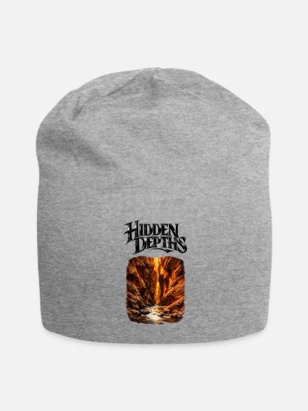 Hidden Depths Canyon Glow - Jersey Beanie - heather gray - Front