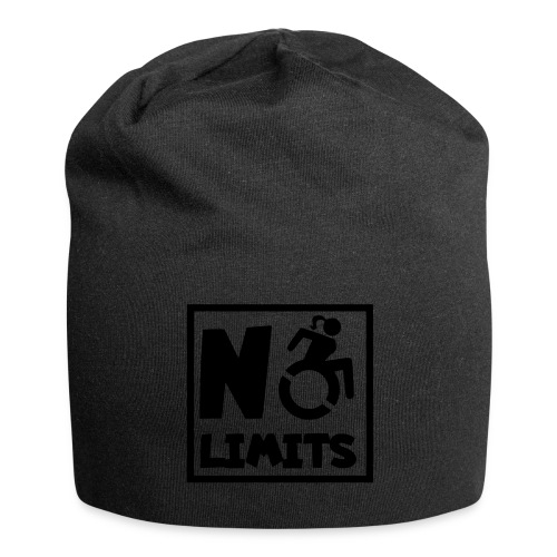 No limits for this female wheelchair user - Jersey Beanie