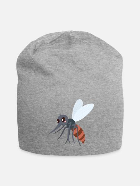 Mosquito - Jersey Beanie - heather gray - Front