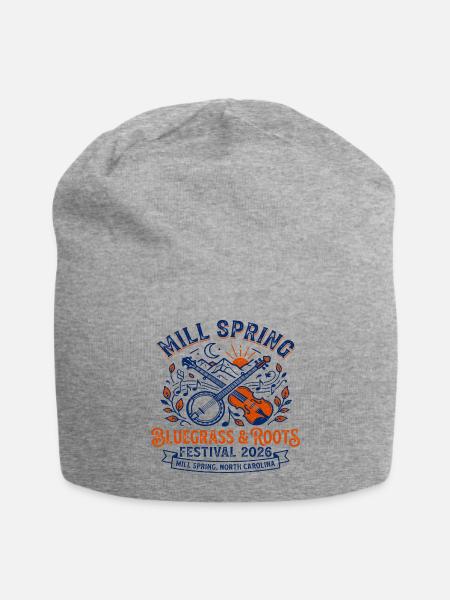 Mill Spring Bluegrass Roots Festival 2026 - Jersey Beanie - heather gray - Front
