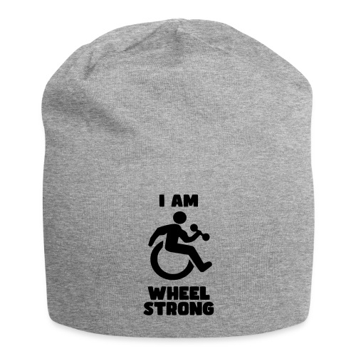 I'm wheel strong. For strong wheelchair users # - Jersey Beanie