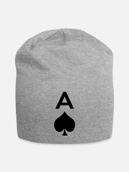 Ace Of Spades - Jersey Beanie - heather gray - Front