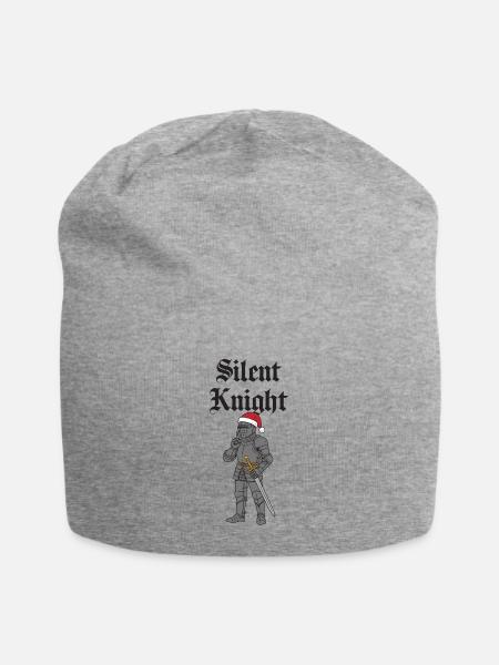 Silent Knight - Jersey Beanie - heather gray