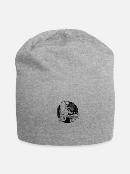 roller skate - Jersey Beanie - heather gray - Front