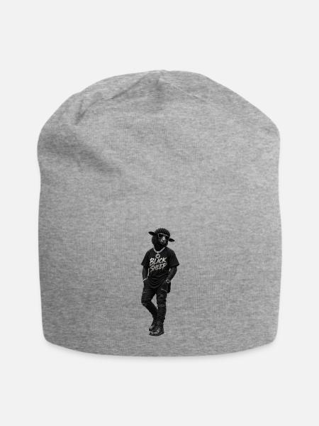 The Black Sheep - Jersey Beanie - heather gray - Front