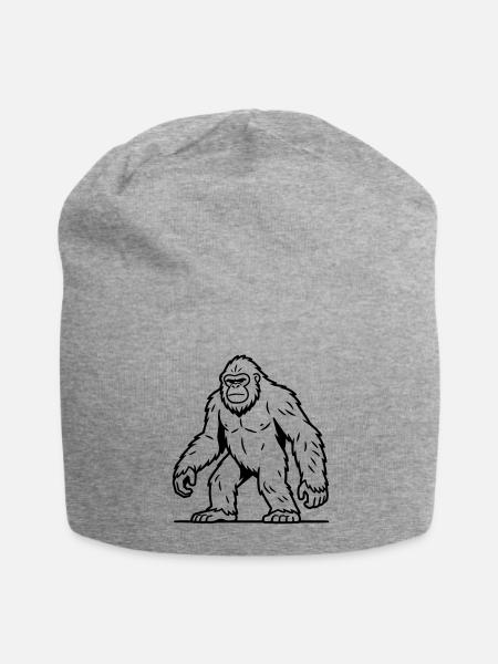 sasquatch - Jersey Beanie - heather gray - Front