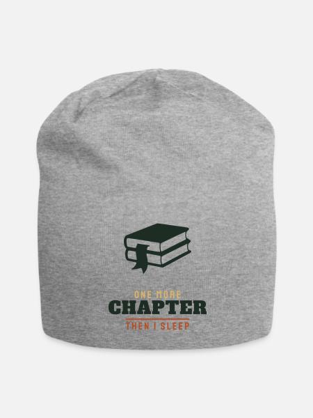Book Nerd - Funny Saying Gift for Birthday Christm - Jersey Beanie - heather gray