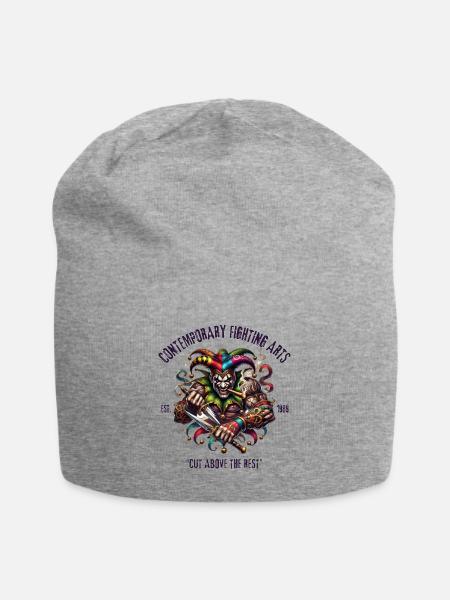 Blades of Mischief - Jersey Beanie - heather gray - Front