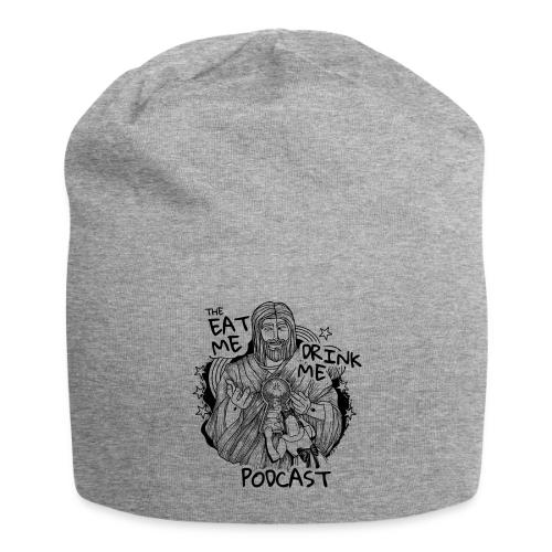 Eat Me Drink Me Podcast revamped logo - Jersey Beanie