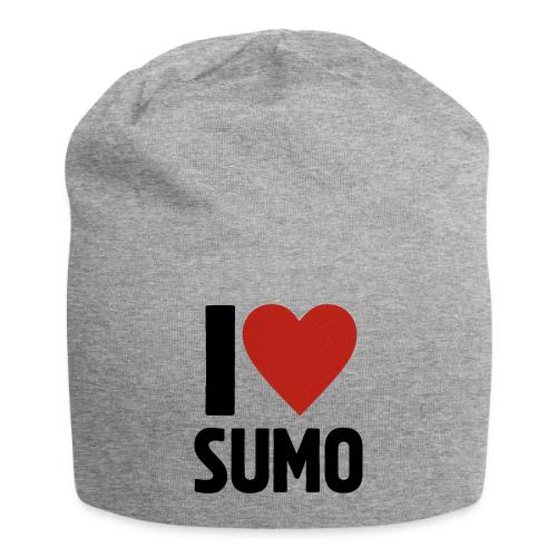 I Love Sumo – Bold Minimalist Sumo Wrestling Fan - Jersey Beanie