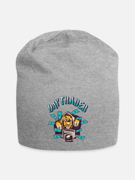 Day Trader Gambler - Jersey Beanie - heather gray