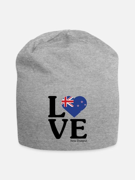 Love New Zealand - Jersey Beanie - heather gray