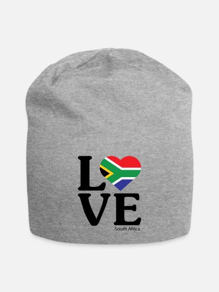 Love South Africa - Jersey Beanie - heather gray
