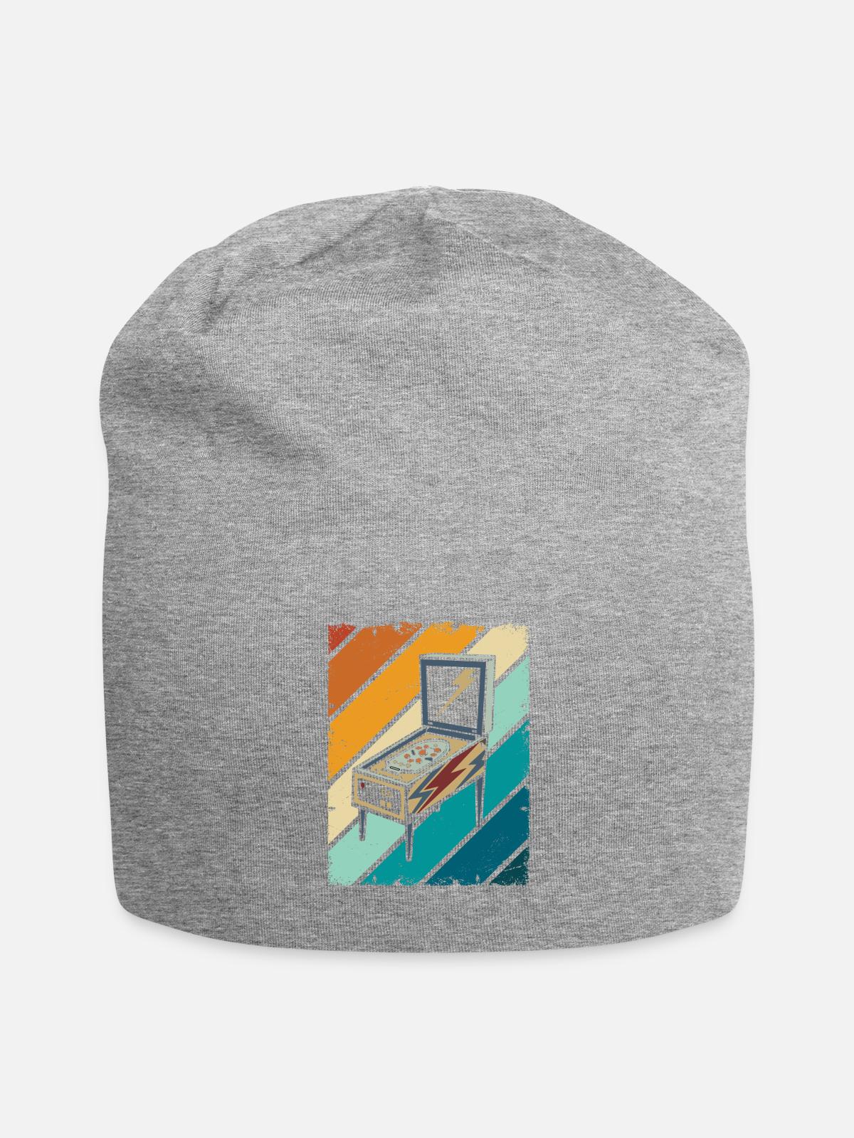 Pinball Flipping - Jersey Beanie - heather gray - Front