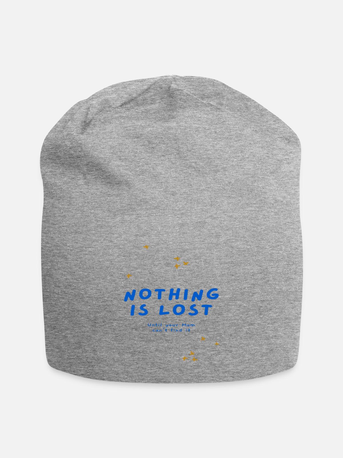 mom - Jersey Beanie - heather gray - Front