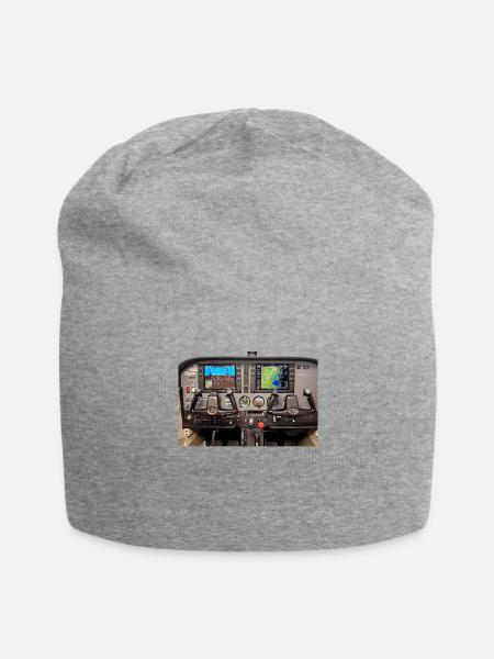 Dual Screen Flight Deck - Jersey Beanie - heather gray - Front