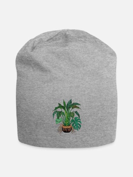 Hardy Houseplant Visual Care - Jersey Beanie - heather gray