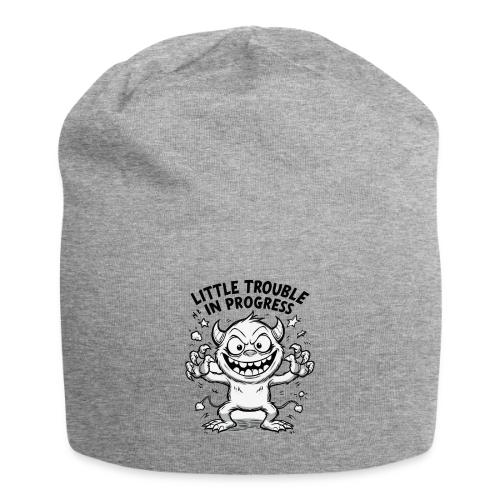 Playful Mischief Demon Illustration - Jersey Beanie