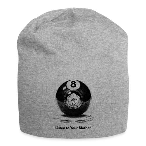 Sarcastic Mom T-Shirt Magic 8-Ball Oracle - Jersey Beanie