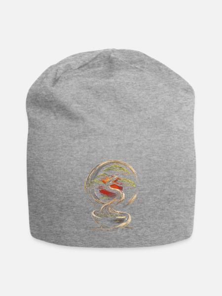 Bonsai - Jersey Beanie - heather gray - Front