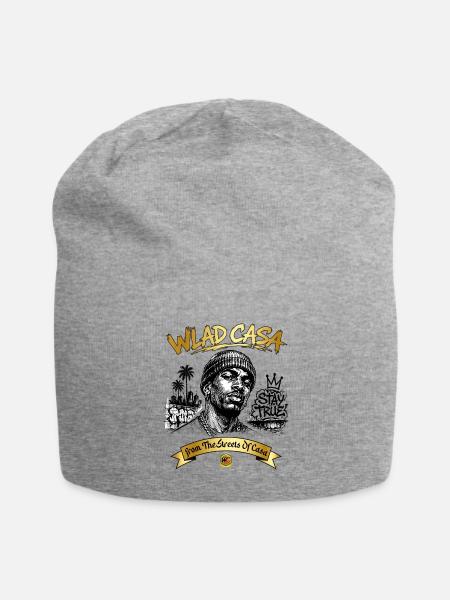 Wlad Casa Street Portrait - Jersey Beanie - heather gray