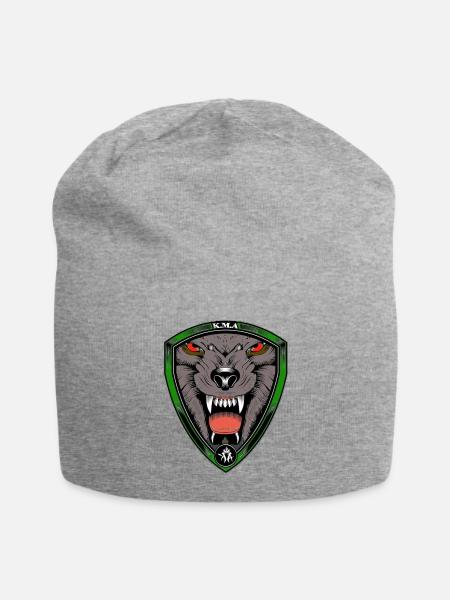 KMA Wolfpack pack - Jersey Beanie - heather gray - Front