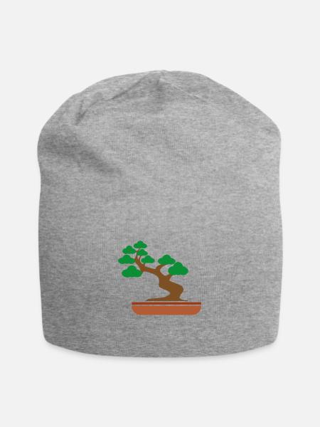 bonsai - Jersey Beanie - heather gray - Front