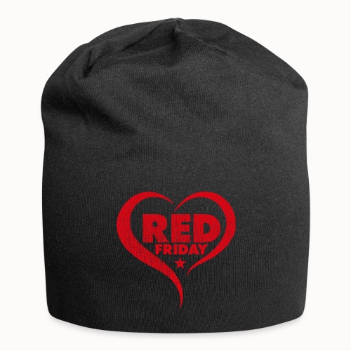 RED Friday Heart - Jersey Beanie