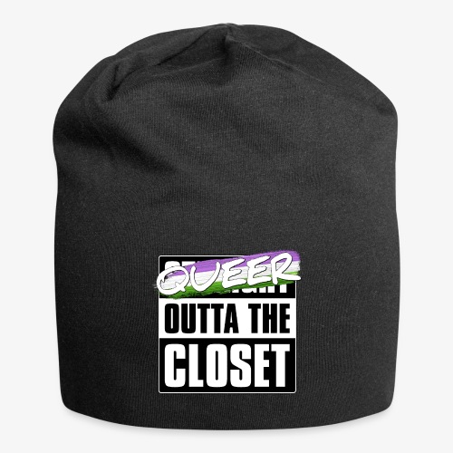 Queer Outta the Closet - Genderqueer Pride - Jersey Beanie