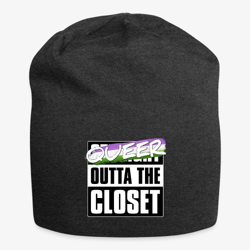 Queer Outta the Closet - Genderqueer Pride - Jersey Beanie