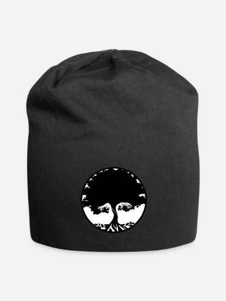 The great tree - Jersey Beanie - black - Front