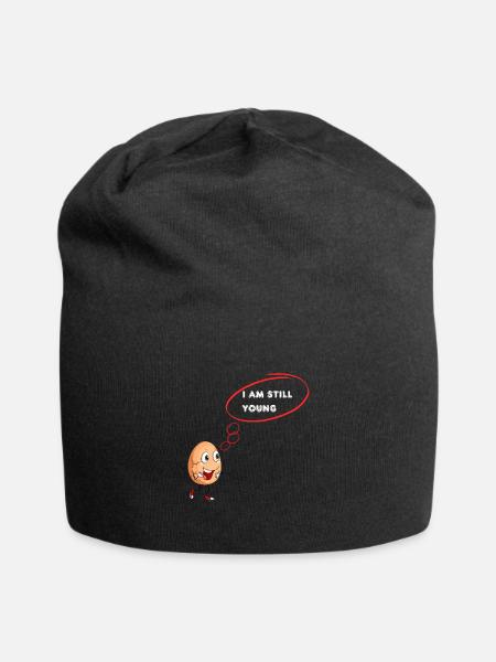 iam still young - Jersey Beanie - black - Front