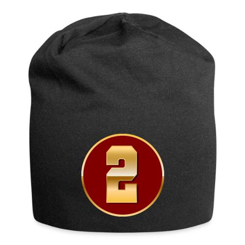 Number 2 in Gold Varsity Font - Jersey Beanie