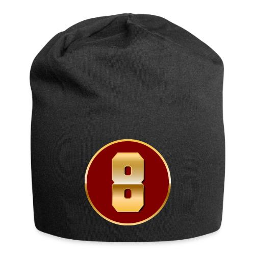 Number 8 in Gold Varsity Font - Jersey Beanie