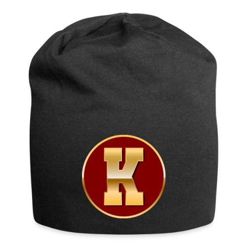 Letter K – Capital Varsity Alphabet Monogram - Jersey Beanie