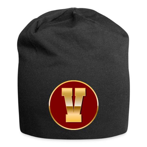 Letter V – Capital Varsity Alphabet Monogram - Jersey Beanie