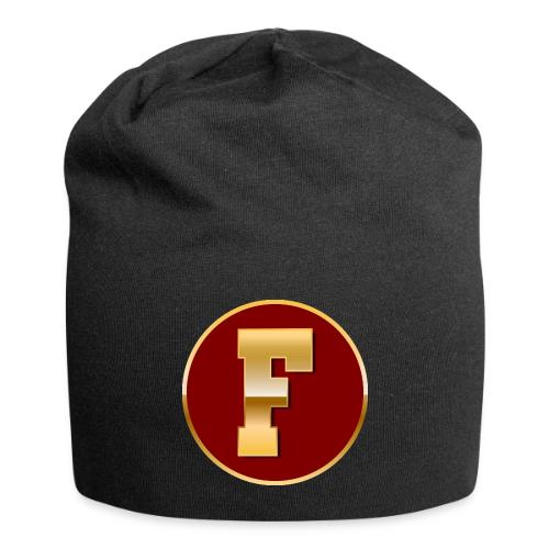 Letter F – Capital Varsity Alphabet Monogram - Jersey Beanie