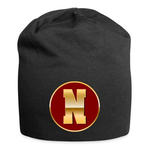 Letter N – Capital Varsity Alphabet Monogram - Jersey Beanie