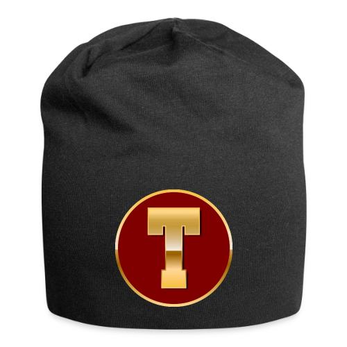 Letter T – Capital Varsity Alphabet Monogram - Jersey Beanie