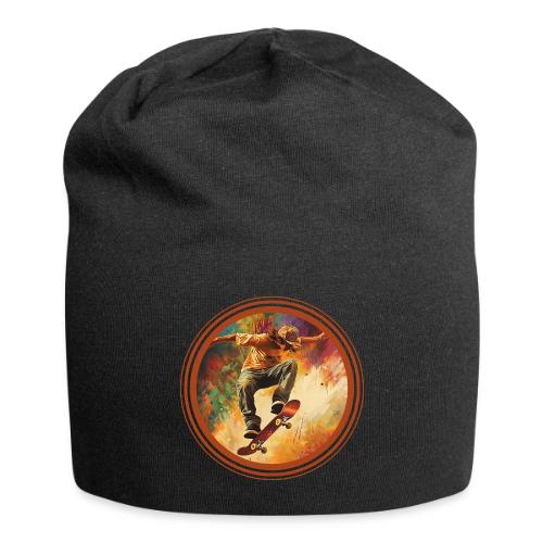 Skateboarding Mode On - Jersey Beanie