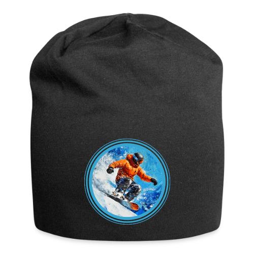 Snowboarding Motion - Jersey Beanie